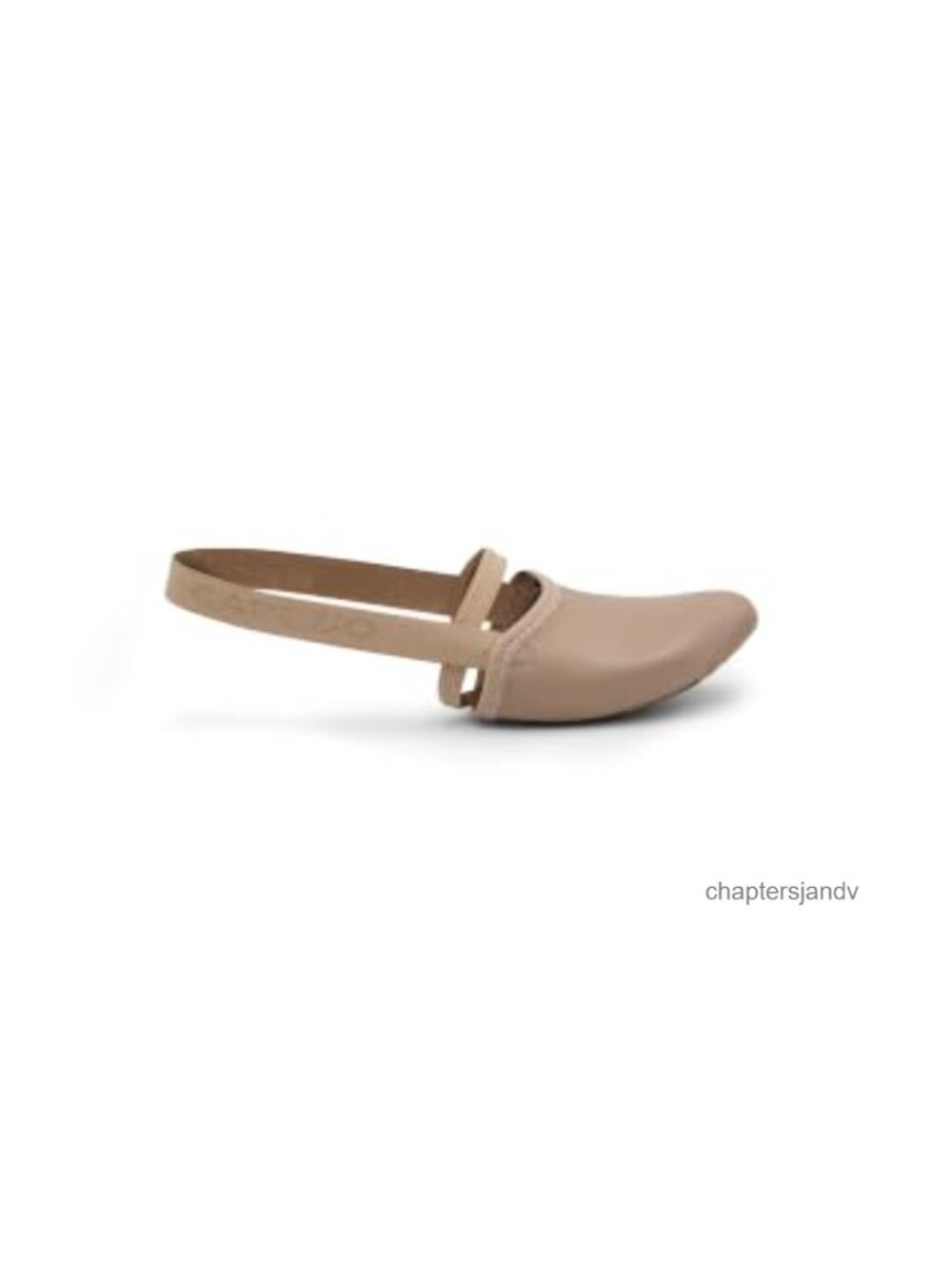 Leather Pirouette II Dance Shoe Half Sole Covered Toe Suede Patch